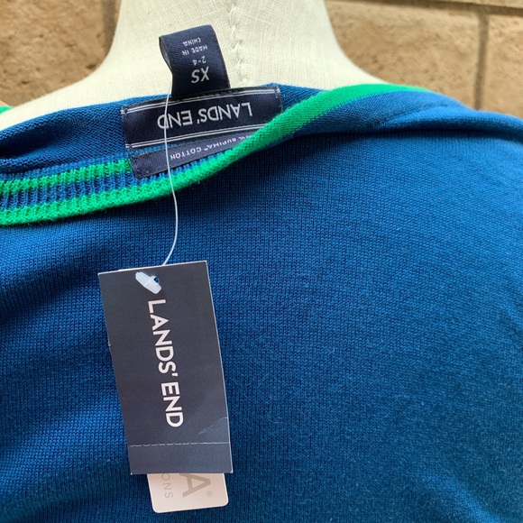 - Lands End Harbor Blue Dapper Dog sweater - Picture 7 of 7